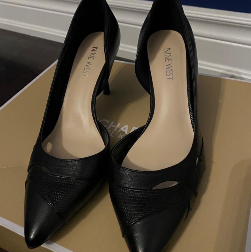 Nine West leather heels